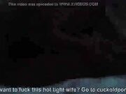 sexy wife amber blank husband to film her getting bred