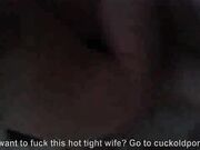 sexy wife amber blank husband to film her getting bred