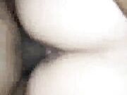 Curvy blonde Liisa sucking a stiff black cock