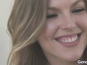 Redhead tgirl Shiri Allwood fucks a babe