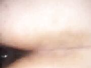 Lovely Busty Blonde Wife orgasming with BBC