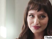 Bisexual couple invites shemale to have threesome