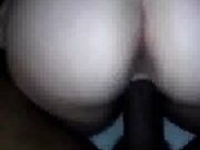 Pia Sofie's first black cock while her cuckold must watching