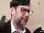 Me and my stepmom fucked by this big cock doctor