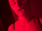 Tattooed Blonde Babe Demonstrates Blowjob Skills