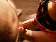 Romantic Sunset Blowjob with a Teen Brunette Babe