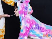 Deep Throat Struggle: His Huge Cock Fills My Throat