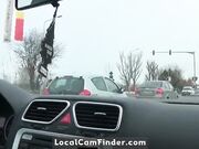 Fucking Myself & Masturbating in Public While Driving