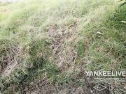 Amateur Blowjob in the Garden