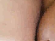 Amateur BBW Wife Sucks Big Black Cock POV