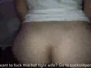 Cuckold White lady creaming while sucking Black Cock