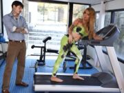 Instead of massaging he fucks his TS clients ass