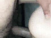 Mature amateur wife homemade threesome with cum