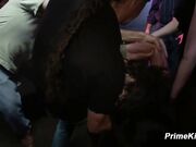 Busty Dana Vixen Public Bar Gangbang