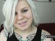 Curvy Blonde Solo BDSM Worship