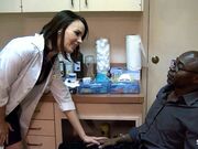 Nurse seduce BBC to Interracial Fuck