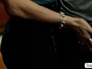 Fucking this shy but horny TS librarian