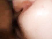 Wife has b. orgasm with black bull while husband watches