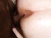 Wife has b. orgasm with black bull while husband watches