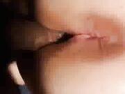 Wife has b. orgasm with black bull while husband watches