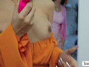 I caught my TS girlfriend banging my stepmom