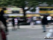 European slut gets facial bukkake