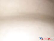 Cock-fed babe gets fingered