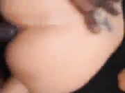 Sexy wife in lingerie gets fucked by BBC while sucking hubby