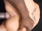 Sexy wife in lingerie gets fucked by BBC while sucking hubby