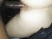 Amateur slut wife enjoying a huge black cock