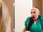 Busty blonde squirts when nurse comes in