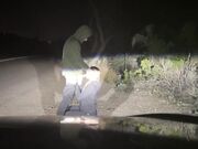 Pulled Over to Fuck Blonde Babe on the Roadside