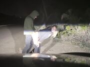 Pulled Over to Fuck Blonde Babe on the Roadside