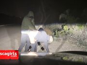 Pulled Over to Fuck Blonde Babe on the Roadside