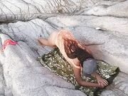 Masturbating at Sunset: Caught on Webcam