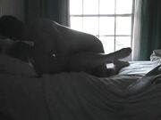 Blonde Amateur Couple Fucks in Public at a Hotel