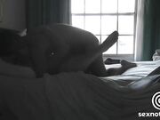 Blonde Amateur Couple Fucks in Public at a Hotel