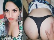 Daniela Buendia y su Sensual Tanga negra