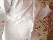 On a Building Site, I Pay a Worker with Anal and Get Cum in My Ass