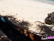 Public Pussy & Anal Play at Surfers Beach