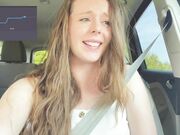 Lush Babe Has Orgasms Galore with Sex Toys in Drive-Thru