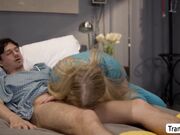 Giving my patient a blowjob medicine to feel better