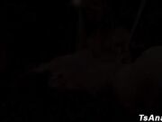 Trans Tgirl Blackjack Anal Surprise