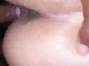 Hot wife squirts while watching porn