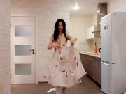 Big-Titted Brunette MILF Pussy Play on Webcam