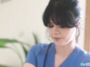 Today I teach you massage with happy end