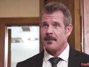 Ebony bride welcomed by stepdad in laws white big cock