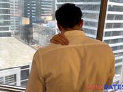 Cuckold Husband Watches Girl's Public Threesome and Joins In