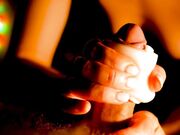 Rubber Vagina Handjob from a Stunning Brunette Babe