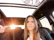 Fast Lane Lovers POV Roadtrip Ride and Rub